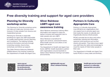 Free diversity training flyer