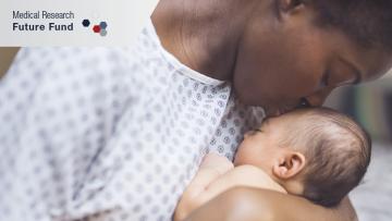 Mother with newborn baby