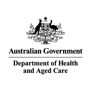 Department of Health and Aged Care logo