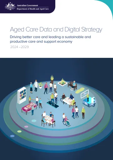 Aged Care data and digital strategy cover image