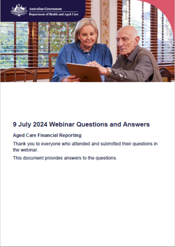 Webinar questions and answer – 9 July 2024