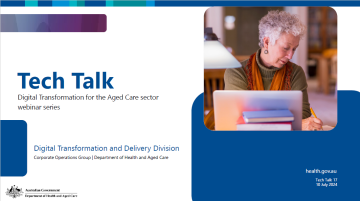 Digital Transformation Tech Talk – 10 July 2024 – Presentation slides