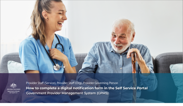 How to complete a digital notification form in the Self Service Portal – Video
