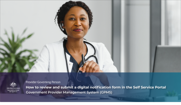 How to review and submit a digital notification form in the Self Service Portal – Video