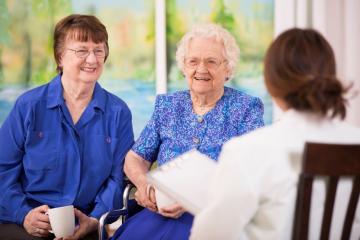 Image of 3 women talking