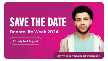 Save the date for DonateLife Week 2024
