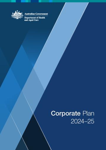 Cover image of the Corporate plan 2024-25