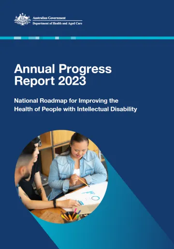 Intellectual Disability Roadmap – Annual Progress Report cover page