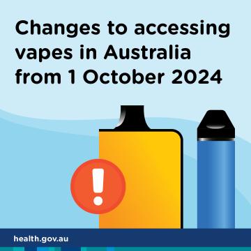 Changes to vaping in Australia – Resources collection