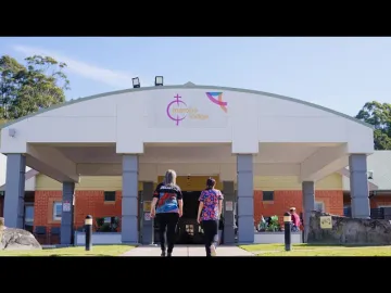 Image of 2 Aged care nurses walking