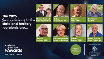 Senior Australian of the year state and territory recipients