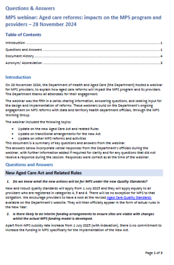 Cover image_Aged care reform webinar Q&A