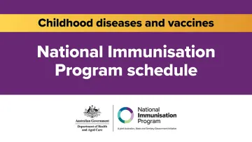 National immunisation program_childhood disease and vaccines
