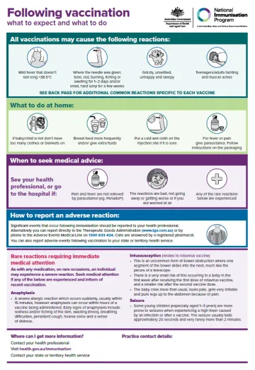 Cover image_Following vaccination – what to expect and what to do