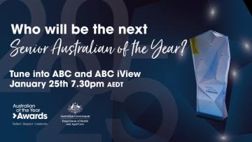 Senior Australian of the Year promotional tile
