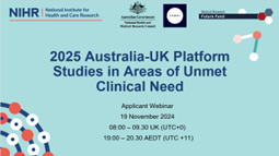 Video image_2025 Australia-UK Platform Studies in Areas of Unmet Clinical