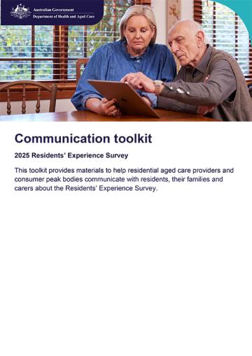 2025 Residents’ Experience Survey communication toolkit