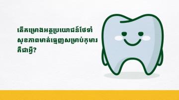 តើគម្រោងអត្ថប្រយោជន៍ថែទាំសុខភាពមាត់ធ្មេញសម្រាប់កុមារគឺជាអ្វី? 