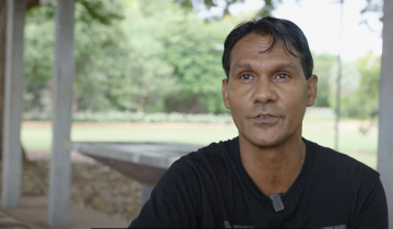 Albert Bevan, a First Nations social and emotional wellbeing officer