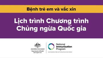 Lịch trình chủng ngừa cho tuổi thơ là gì? 