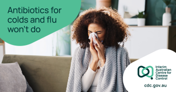Antibiotics won't do for colds and flu tile
