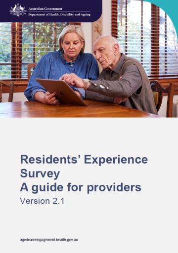 Residents’ Experience Survey – A guide for providers v2.1 (May 2025)
