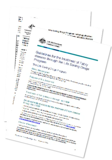 Life Saving Drugs Program resources – Fabry disease