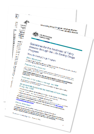 Life Saving Drugs Program resources – Fabry disease