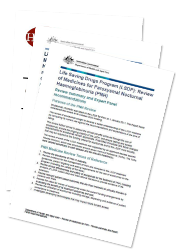 Life Saving Drugs Program resources – Paroxysmal nocturnal haemoglobinuria