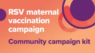 Thumbnail: RSV maternal vaccinations community kit image