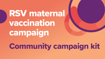Thumbnail: RSV maternal vaccinations community kit image