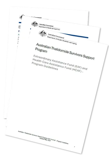 Australian Thalidomide Survivors Support Program resources
