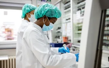 Lab scene