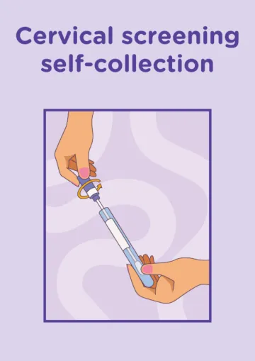 Illustrated image of the Cervical Screening Self-collection instrument