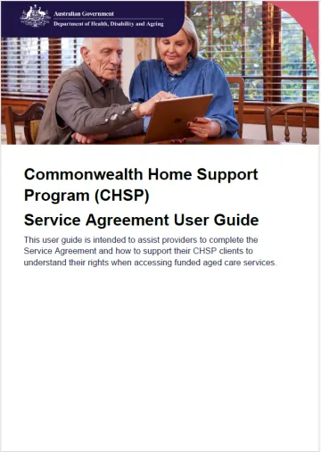 Decorative image of Service agreement cover