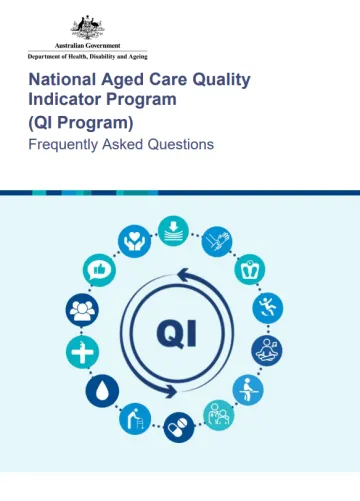Cover image for the National Aged Care Quality Indicator Program