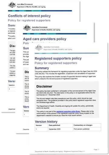 Registered supporter resources