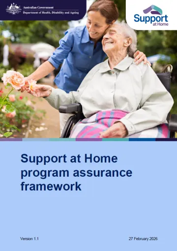 Support at Home program assurance | Australian Government Department of ...