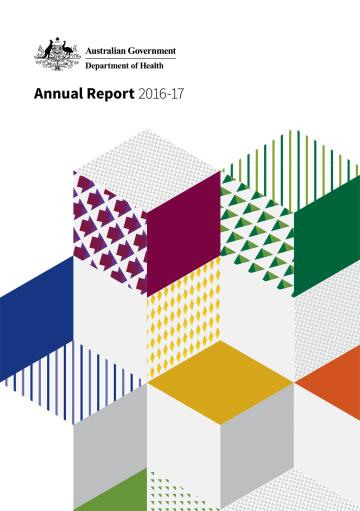 Department of Health Annual Report 2016-17 - Cover