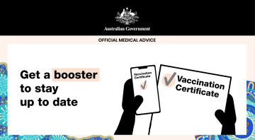 COVID-19 vaccination – Radio – COVID-19 booster vaccinations – Anindilyakwa