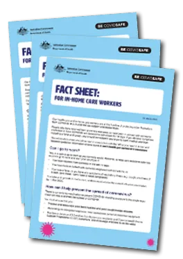 Coronavirus (COVID-19) resources for health professionals, including aged care providers, pathology providers and health care managers