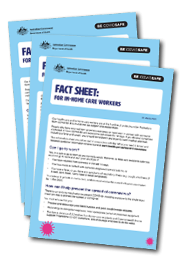 Coronavirus (COVID-19) resources for health professionals, including aged care providers, pathology providers and health care managers