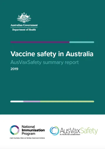Cover image for Vaccine safety in Australia – AusVaxSafety 2019