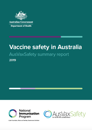 Cover image for Vaccine safety in Australia – AusVaxSafety 2019