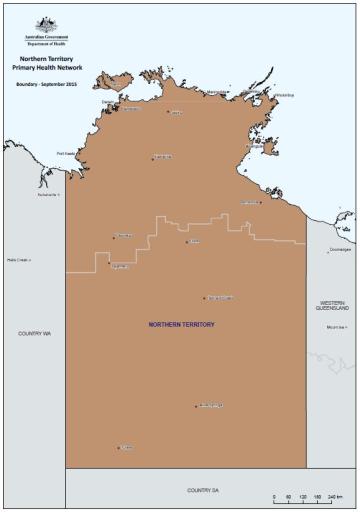 NT PHN boundary map