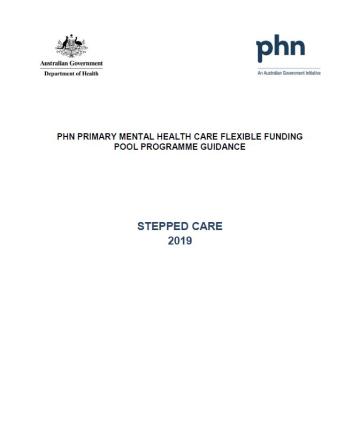 Cover image for PHN mental health stepped care 