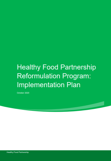 Partnership Reformulation Program resource collection