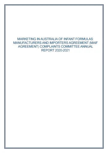 MAIF Complaints Committee Annual Reports