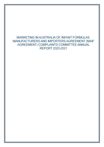 MAIF Complaints Committee Annual Reports