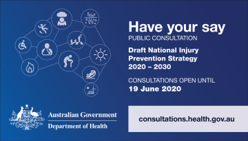 Consultation tile for National Injury Prevention Strategy
